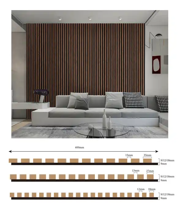 Obsidian Acoustic Slat XL Panels